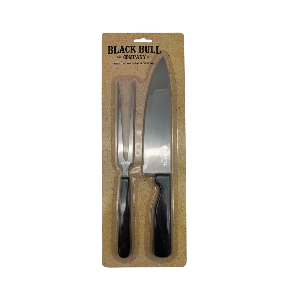 SET 2 ANTICUCHOS DOBLES BLACKBULL PARRILLA COCINA QUINCHO - 1