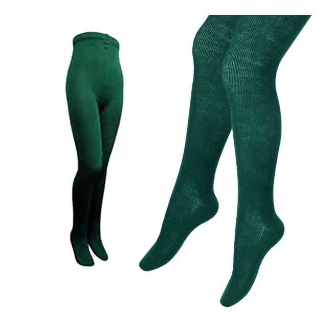 BALLERINA ESCOLAR ALGODÓN NIÑA VERDE LINEA TALLA 11-12 12 UNID - 1