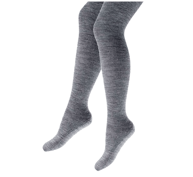 BALLERINA ESCOLAR ALGODÓN GRIS LINEA POLAR TALLA TALLA 05-06 12 UNID - 1