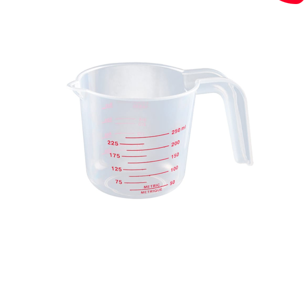 JARRA MEDIDORA PLASTICA 250ML - 1
