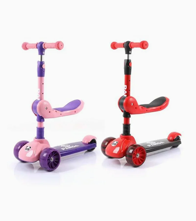 SCOOTER 2 EN 1 SPACEMAN RUEDA CON LUZ Y SONIDO 3 COLORES - 1