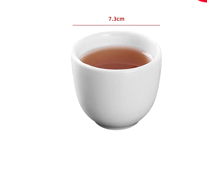 BOWL BLANCO LISO CERAMICA 7.3CM - 1