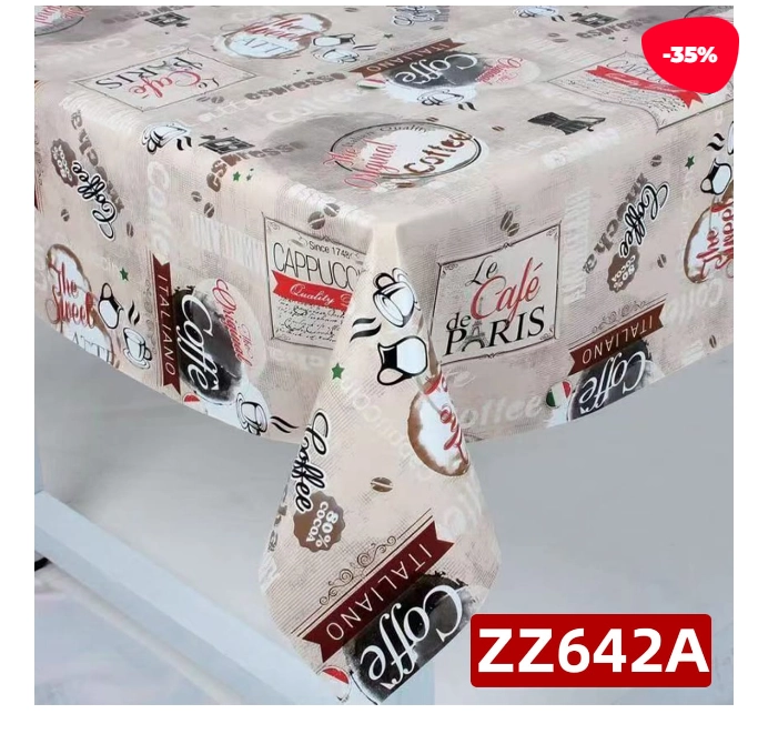 MANTEL PLASTICO CAFÉ PARIS 1.37X30M - 1