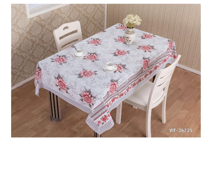 MANTEL PLASTICO CON ESTAMPADO FLORAL 1.37X1.83M - 1