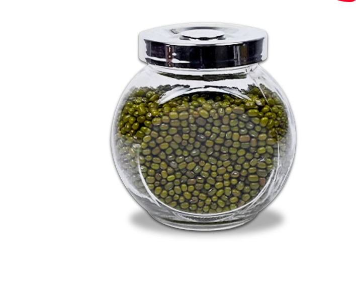 FRASCO DE VIDRIO REDONDO CON TAPA ALUMINIO 50 ML - 1