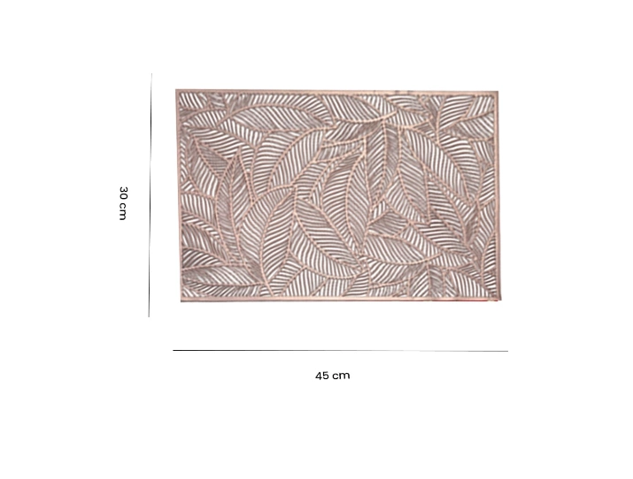 MANTEL INDIVIDUALES HOJAS 30X45CM - 1