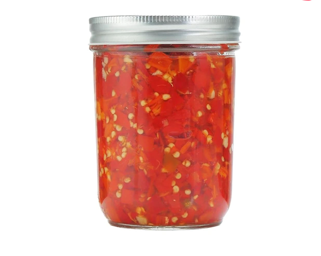 FRASCO DE VIDRIO CON TAPA DE ALIMUNIO LISO 200ML - 1