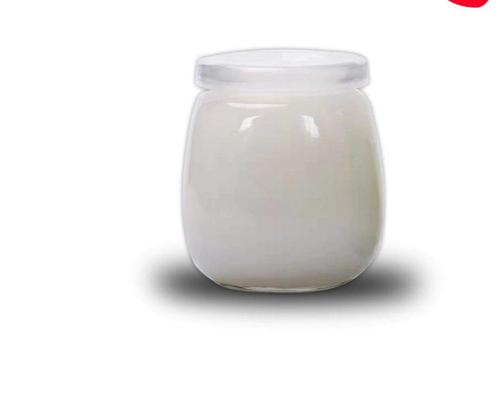FRASCO DE VIDRIO CON TAPA PLASTICA TRANSPARENTE 100ML - 1