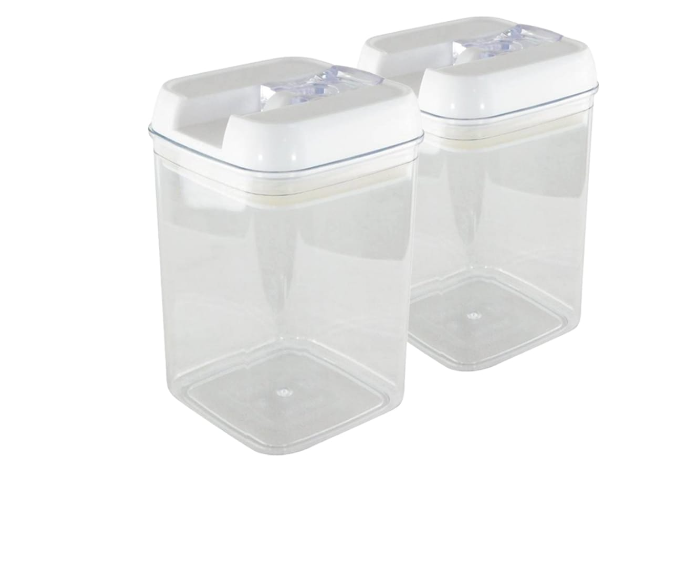 ENVASE ACRÍLICO CON TAPA CIERRA FÁCIL 900ML - 1