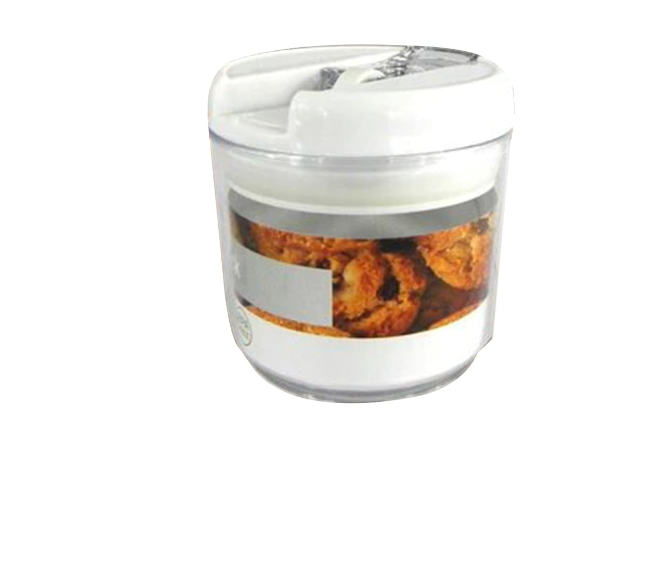 ENVASE ACRÍLICO CON TAPA CIERRA FÁCIL 400ML - 1