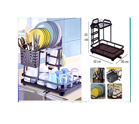 ORGANIZADOR DE PLATOS DE COCINA 2 NIVELES - 1