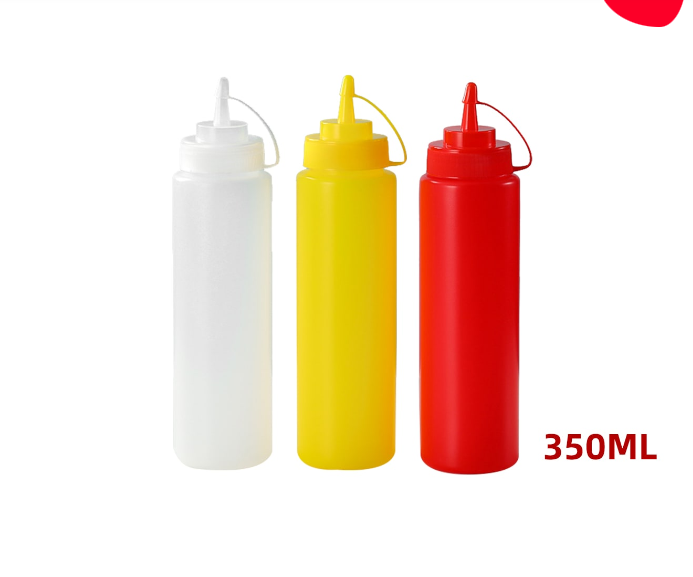 BOTELLA PLASTICA PARA SALSAS 350ML - 1