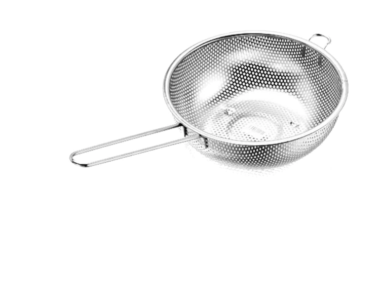 COLADOR ASAS ACERO INOXIDABLE PLATEADO 26CM - 1