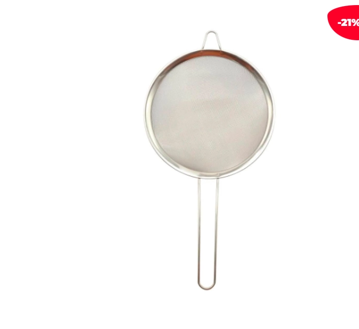 COLADOR ASAS ACERO INOXIDABLE PLATEADO 20CM - 1