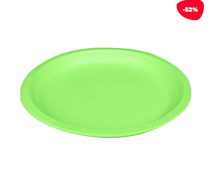PLATO CARTON VERDE 18X18CM | 6 UNID - 1