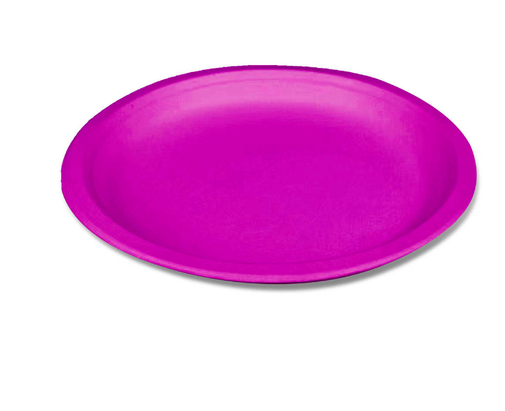 PLATO CARTON MORADO 18X18CM | 6 UNID - 1