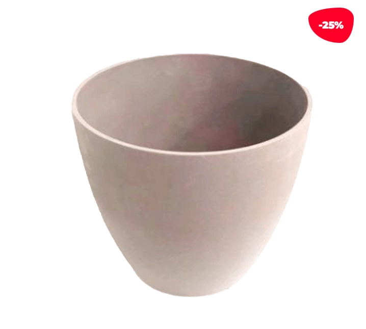 MACETERO PLASTICO CILINDRO LISO 17X14.5CM - 1