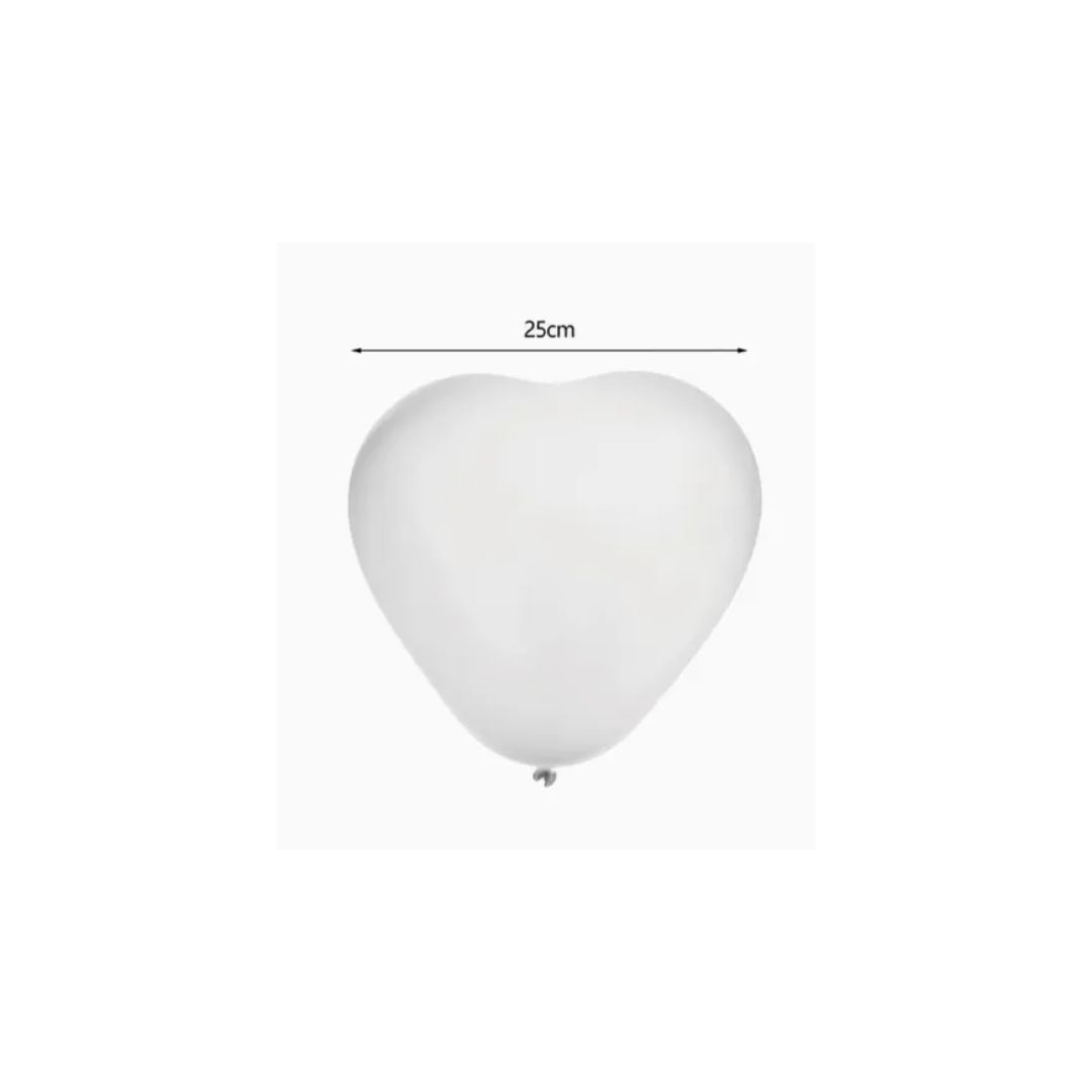 GLOBO CORAZÓN BLANCO - 1