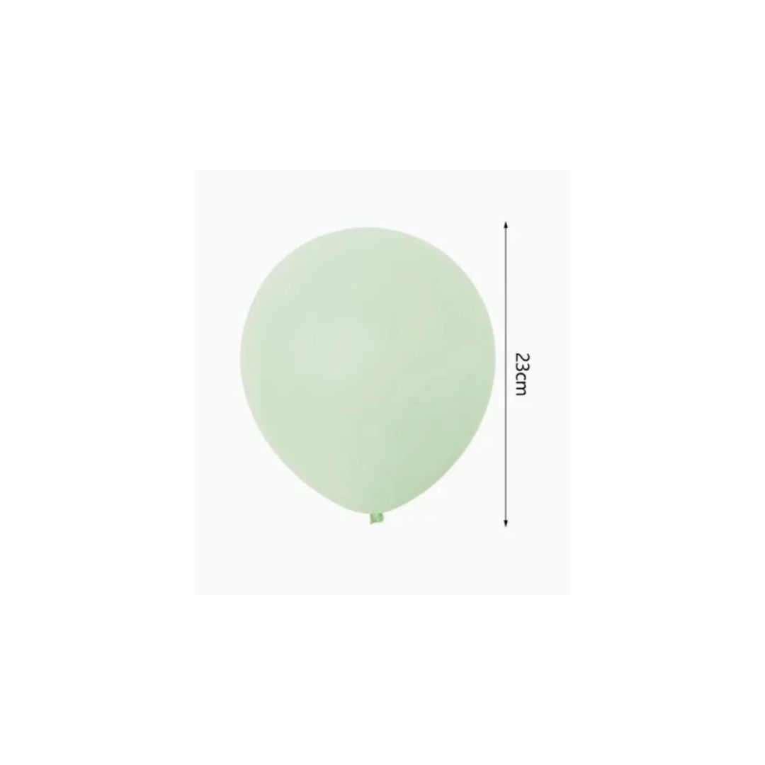 GLOBO VERDE CLARO 100 PCS - 1