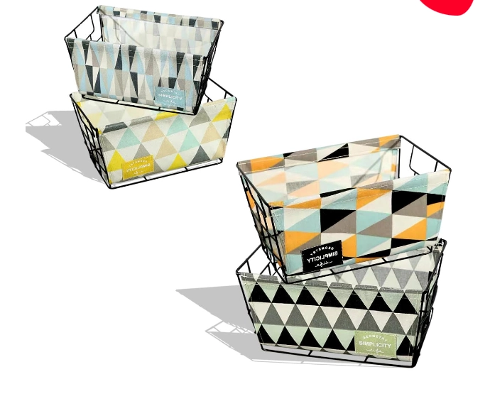 CESTO ORGANIZADOR DE TELA 30X20X15CM - 1