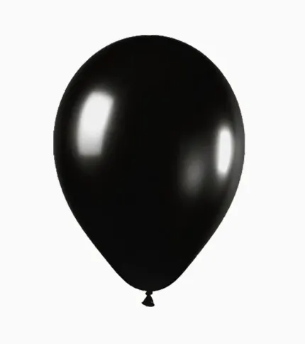 GLOBOS NEGRO 100 PCS - 1