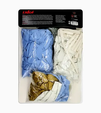 KIT GLOBO FORMA ARO CELESTE - 1