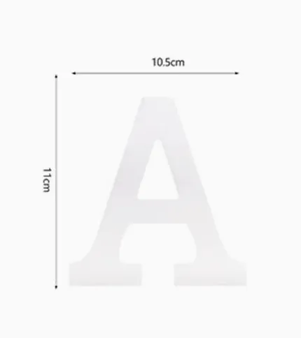 LETRA «A» DE MADERA - 1