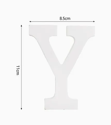 LETRA «Y» DE MADERA - 1