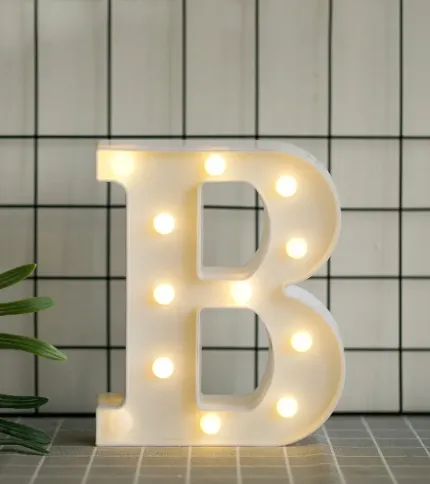 LETRAS CON LUCES LED «B» - 1