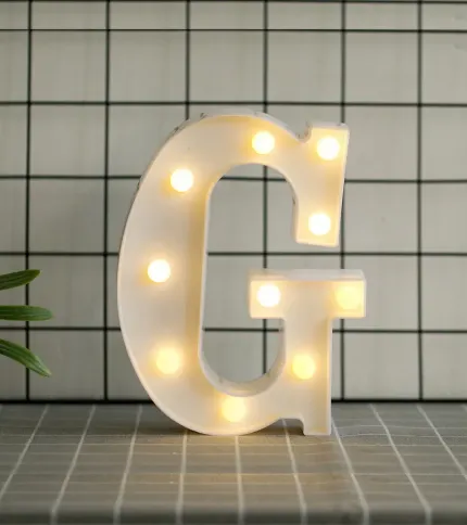 LETRAS CON LUCES LED «G» - 1
