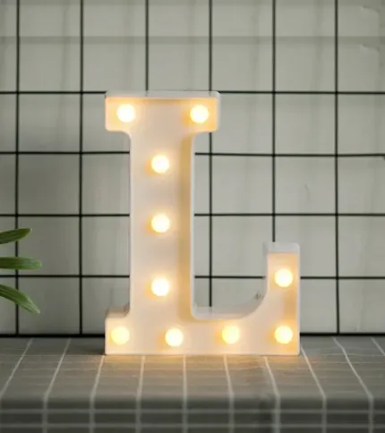 LETRAS CON LUCES LED «L» - 1
