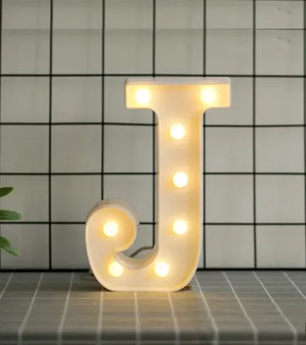 LETRAS CON LUCES LED «J» - 1