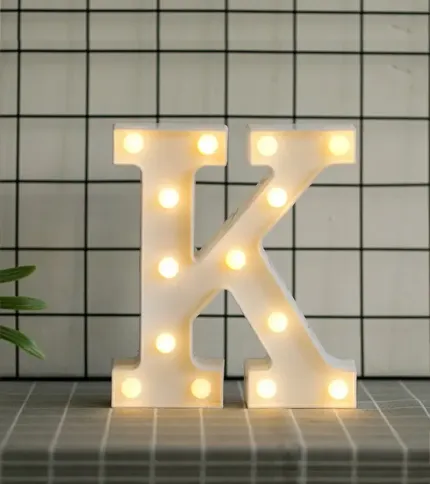 LETRAS CON LUCES LED «K» - 1
