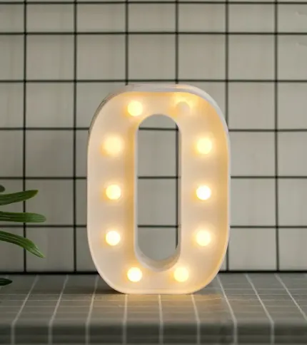 LETRAS CON LUCES LED «O» - 1