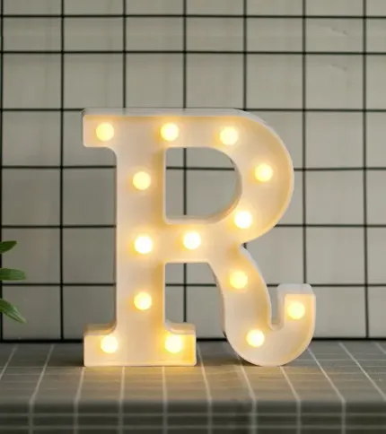 LETRAS CON LUCES LED «R» - 1