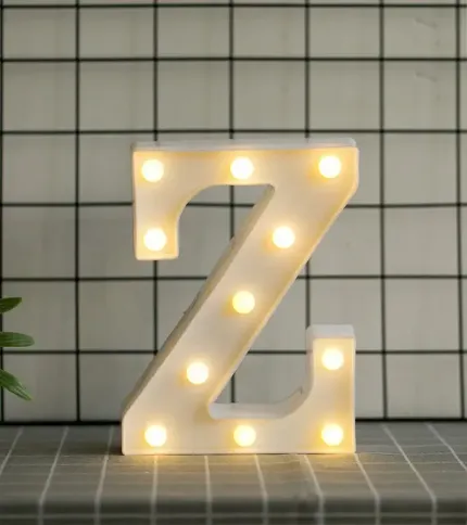 LETRAS CON LUCES LED «Z» - 1