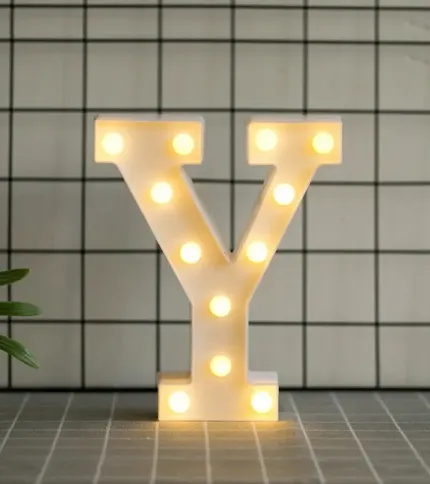 LETRAS CON LUCES LED «Y» - 1