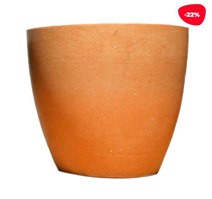 MACETERO PLASTICO LISO CILINDRO 17X14.5CM - 1