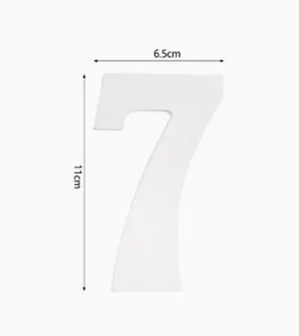 NÚMERO «7» DE MADERA - 1