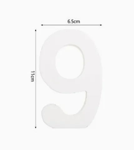 NÚMERO «9» DE MADERA - 1