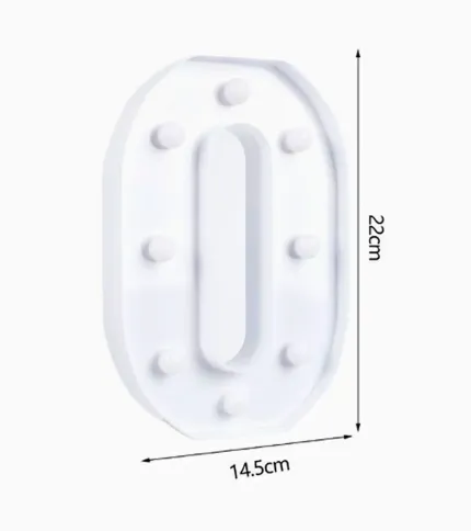 NÚMEROS CON LUCES LED «0» - 1
