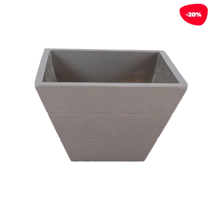 MACETERO PLASTICO 14X14X9CM - 1