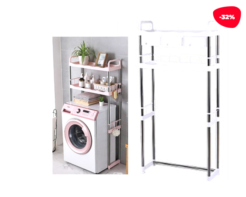 ESTANTE ORGANIZADOR LAVADORAS 68.5X25.5X143CM - 1
