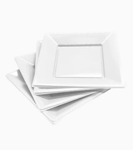 PLATOS CUADRADOS 10 PCS 23×23 - 1
