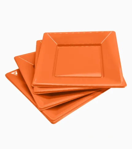 PLATOS CUADRADOS CUMPLEAÑOS 10 PCS 18×18 - 1