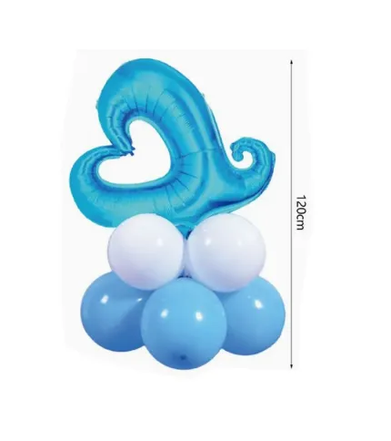 SET DE GLOBOS CORAZÓN - 1