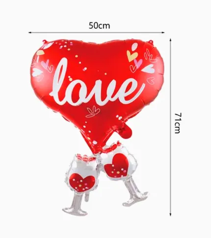 SET DE GLOBOS CORAZÓN - 1