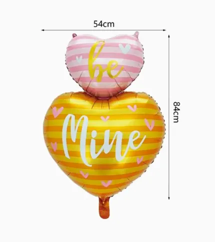SET DE GLOBOS CORAZÓN DOBLE - 1