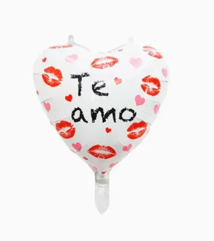 SET DE GLOBOS CORAZÓN BLANCO - 1