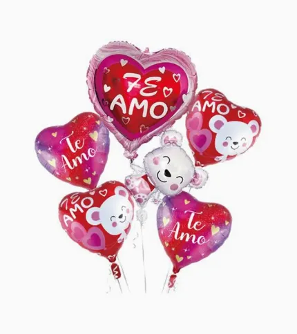 SET DE GLOBOS CORAZÓN - 1